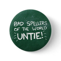 Bad Spelling Pinback Buttons