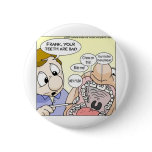"Bad Teeth" Funny Dentistry Gifts Tees Collectable buttons