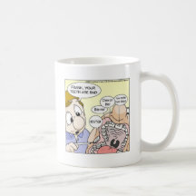 "Bad Teeth" Funny Dentistry Gifts Tees Collectable Mugs