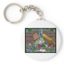 Bad Things Happen 2 Good People Fun Gifts, etc Keychain