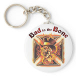 Bad to the bone keychains