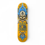 Bad to the Bone Skull skateboards