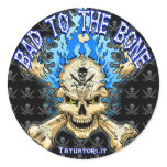 Bad to the Bone Stickers