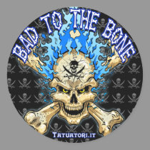Bad to the Bone stickers