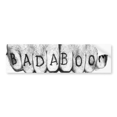 Bada Boom Bumper Stickers by cjrevell