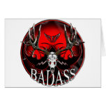 Badass Greeting Card