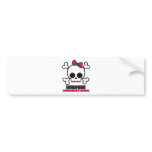 Badass Coastie's Girl Bumper Sticker