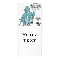 badass elephant questions bad ass honey badger full colour rack card