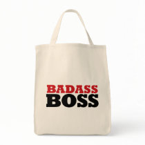 Badass Funny Boss Tote Bag