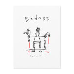 Badass Snake Guy Postcards