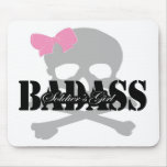 Badass Soldier's Girl Mouse Mats