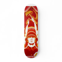 Badd Ass Red Design Custom Skate Board