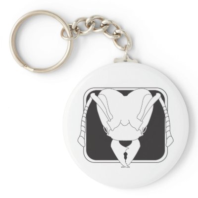 badge-ant key chains by thelocksmith
