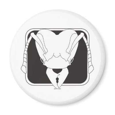 badge-ant refrigerator magnets by thelocksmith