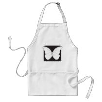 badge-butterfly apron