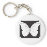 badge-butterfly key chain
