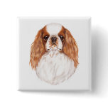 Badge: ENglish toy ( king charles) spaniel Buttons