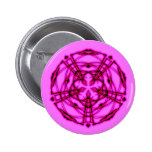 Badge Nervure double rose