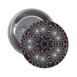 Badge psychédélique kaleidoscope coloré