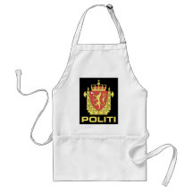 Badge the Norwegian Police Service, Norway Aprons