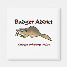 Badger Addict Magnets