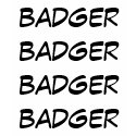 badger badger badger badger t-shirts