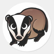 Badger Design Sticker