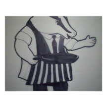 Badger from Wind in the Willows Personalized Announcement