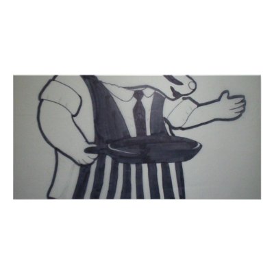 Badger from Wind in the Willows Photo Card by Rogertheartist