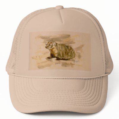 Badger Hat by Critterpainter