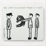 Badger of Honour mousepads