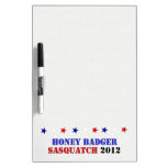 BADGER/SQUATCH TICKET Dry-Erase BOARDS