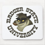 “Badger State University” Mouse Pad mousepads