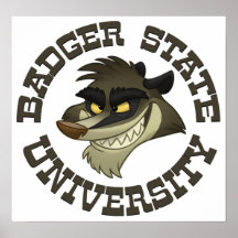 “Badger State University” Posters