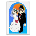 Badger Wedding Card