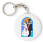 Badger Wedding Key Chains