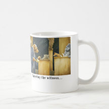 Badgering the witness coffee mugs