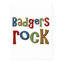 Badgers Rock Postcard