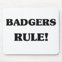 Badgers Rule Mouse Pads