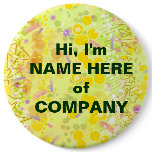 Badges, Pins - Lemon Drop