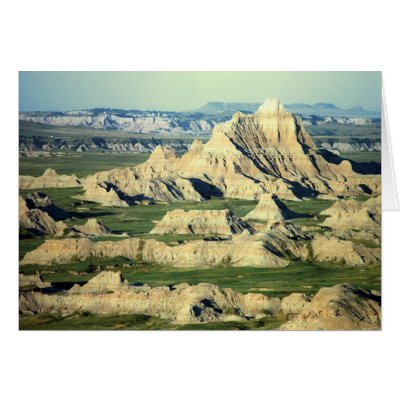 Badlands # 5 greeting cards by Merritt_B