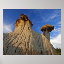 Badlands formations at Makoshika State Park in