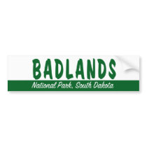 Badlands National Park Bumper Sticker
