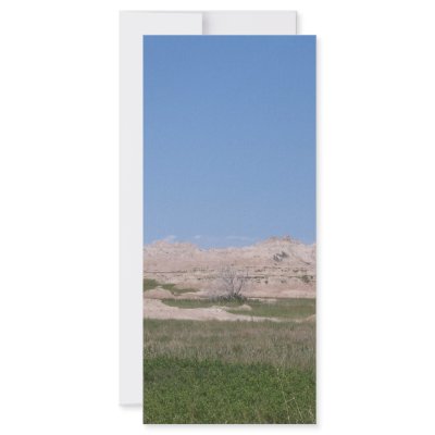 Badlands South Dakota Full Color Rack Card by worldrunner95