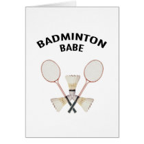 Badminton Babe cards