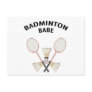Badminton Babe Postcard