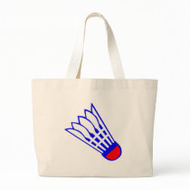 Badminton Birdie Tote Bag