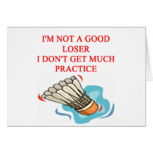BADMINTON CARD