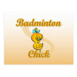 Badminton Chick Postcards