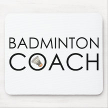Badminton Coach Mousepad
